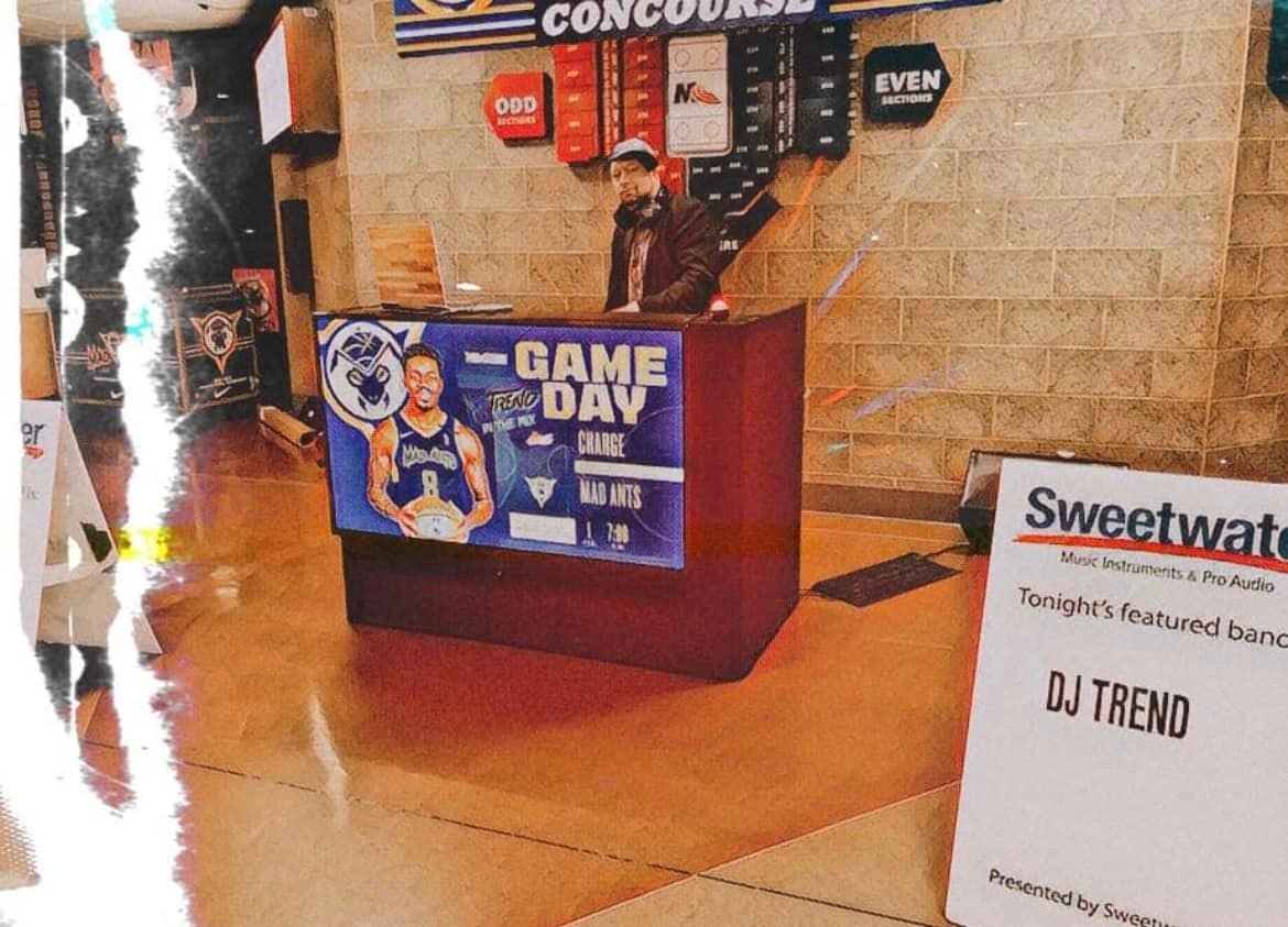 DJ TREND at a game day event