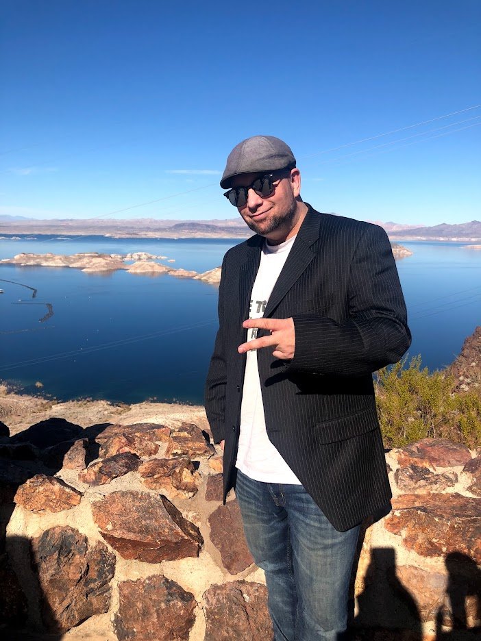 Scott Demarko by a lake
